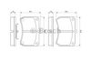 MAZDA BL533328ZA Brake Pad Set, disc brake